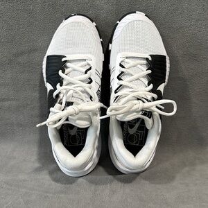 Nike Pickleball White and Black Athletic Sneakers